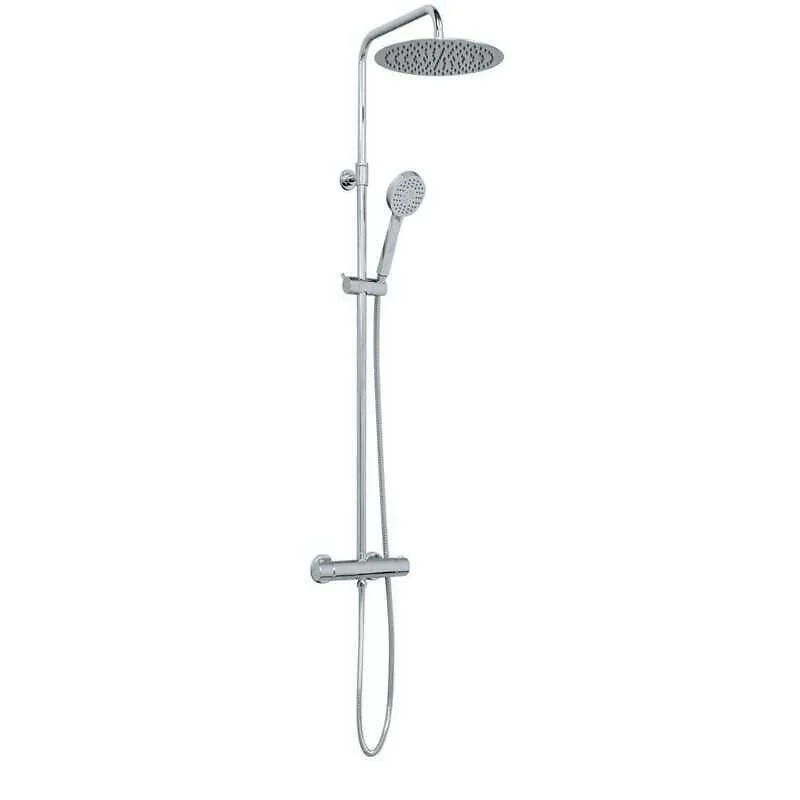 colonne de douche inox chromé