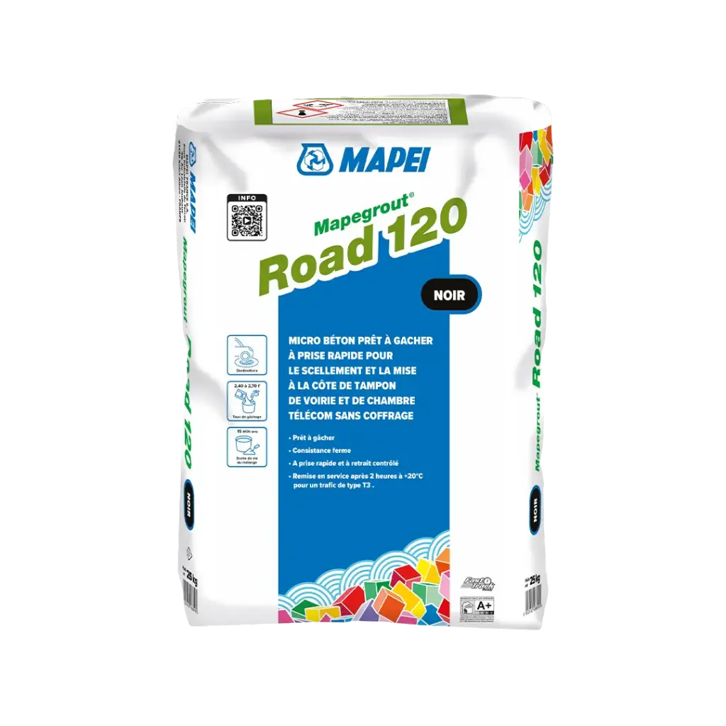 mapegrout road 120 sac 25kg mapei