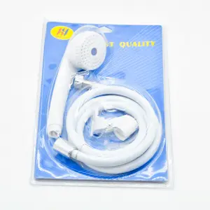 telephone de douche blanc