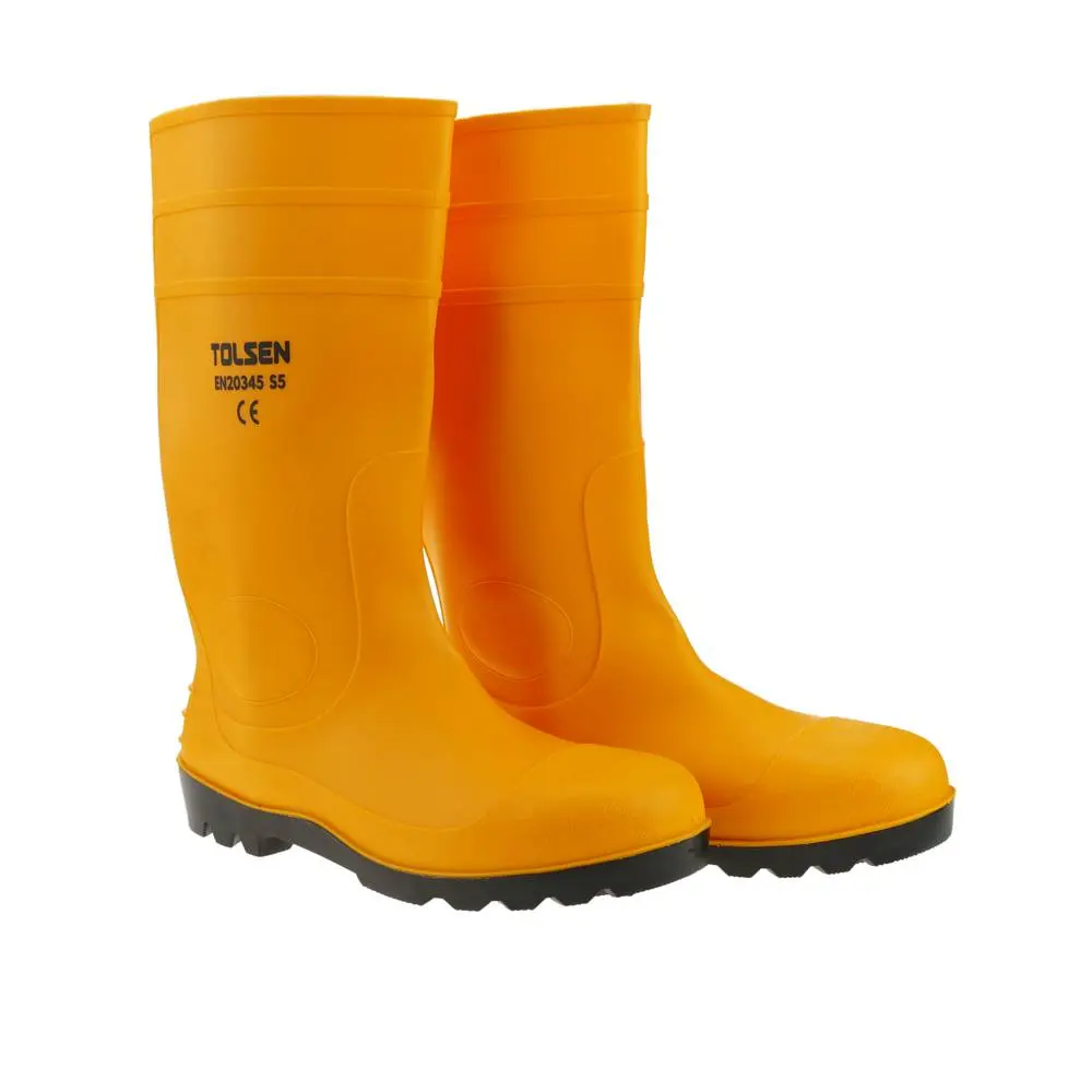 Tolsen botte pluie pvc jaune p43