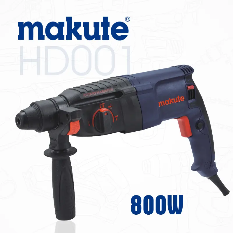 Makute hd001 marteau perforateur electrique 26mm 800w 220-240V 50-60hz 3j