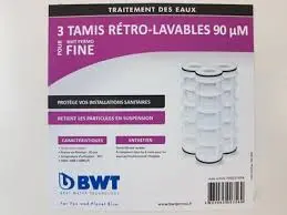 Lot de 3 tamis pour fine Y20 et Y25 bwt P0003740A